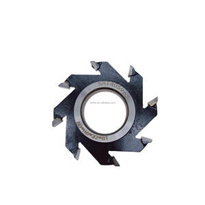 Tuoke sıcak satış karbür kesici 80xH6x32x8T için kullanılan katı ahşap planya ve kesme araçları alaşım ahşap kesme yuvası kesici - Product Image 1