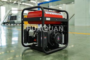 Huaquan เครื่องเชื่อมพลังงานไฟฟ้าแบบพกพา6KVA 5KW ชุดเครื่องกำเนิดไฟฟ้าเบนซินแบบใช้มือสตาร์ท - Product Image 5