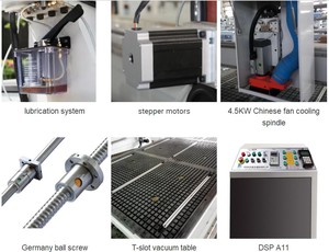 DSP controlada 1325 CNC enrutador para precisión de corte y grabado