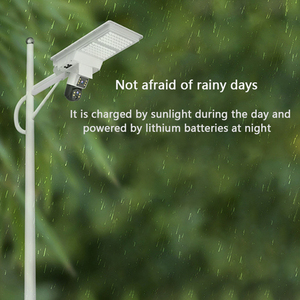 太阳能监控路灯户外防水PIR传感器4g手机APP360度实时别墅庭院路灯 - Product Image 2