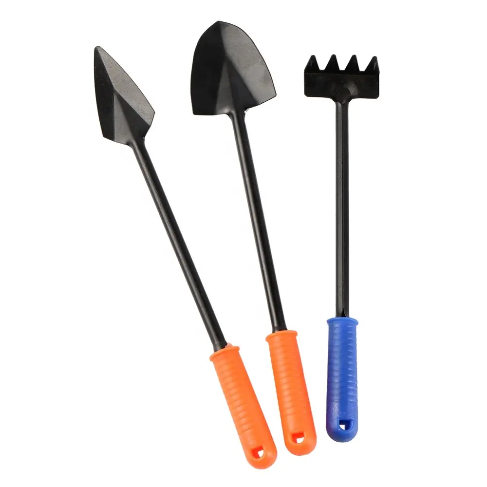 3 pezzi Mini set di attrezzi da giardino piante da giardino Mini Kit di trapianto piccola pala rastrello strumenti vanga