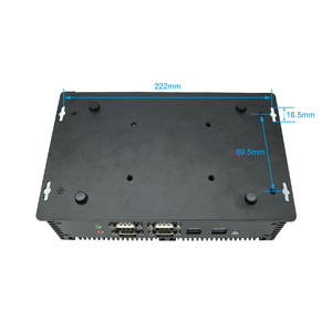 Core I7 Lüfter loser Industrie-PC RS485 Dual 2,5 GB Intel LAN HD-MI VGA Linux/Win10 GPIO Lüfter loser Mini-Computer mit 3G/4G LTE