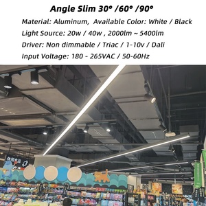 RONSE Led lineer spot çok fonksiyonlu işın açısı aydınlatma tavan süpermarket raf aydınlatma için - Product Image 3