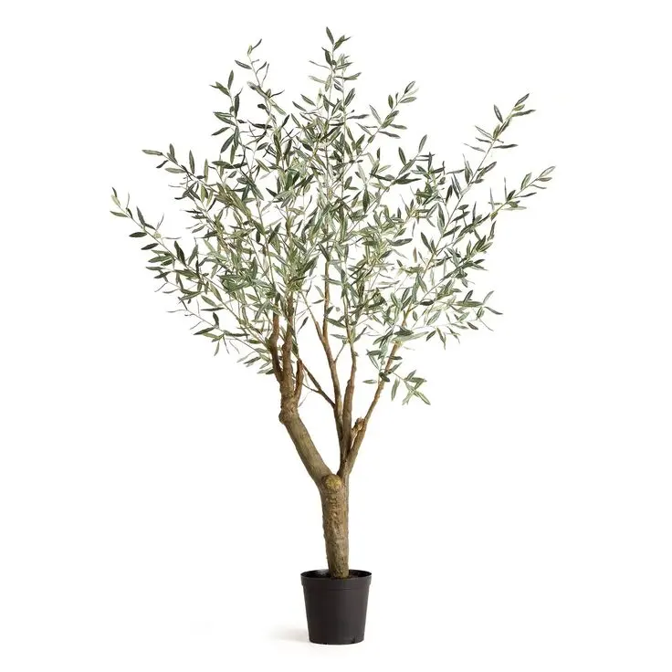 Plante ornementale personnalisée pour intérieur, bureau, plantes en pot, bonsaï, arbre en plastique, olivier artificiel
