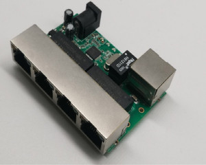 コンパクトな5p10/100 mbpsRJ454ポートイーサネットスイッチボード - Product Image 2