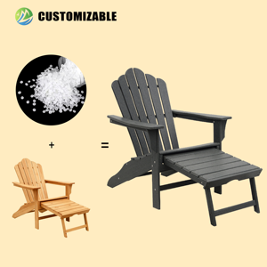 Meisen Modern Design Outdoor <span class=keywords><strong>Lounge</strong></span> Stoelen Opvouwbare Hdpe Strandstoelen Beenleuningen Ligbedden Waterdicht Duurzaam Meubilair - Product Image 1