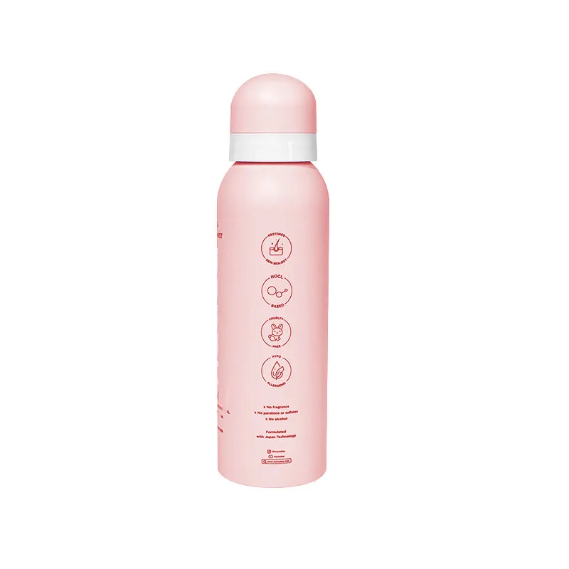 Private Label 60 Ml 2Oz 100Ml Schattige Persoonlijke Roze Luxe Cosmetische Spuitmistflessen Plastic Voor Gezichts-Of Lichaamsspray