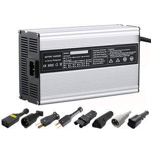EZGOクラブカーDSゴルフカートと互換性のある48V6Aバッテリー充電器 (トライアングルスタイルプラグ/スナップヘッド3ピンプラグ/G29プラグ付き充電器) - Product Image 3