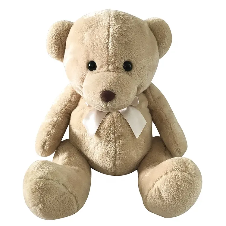 Regali di nuovo anno per i bambini morbido giocattoli carino beige peluche peluche orso intelligente zaino