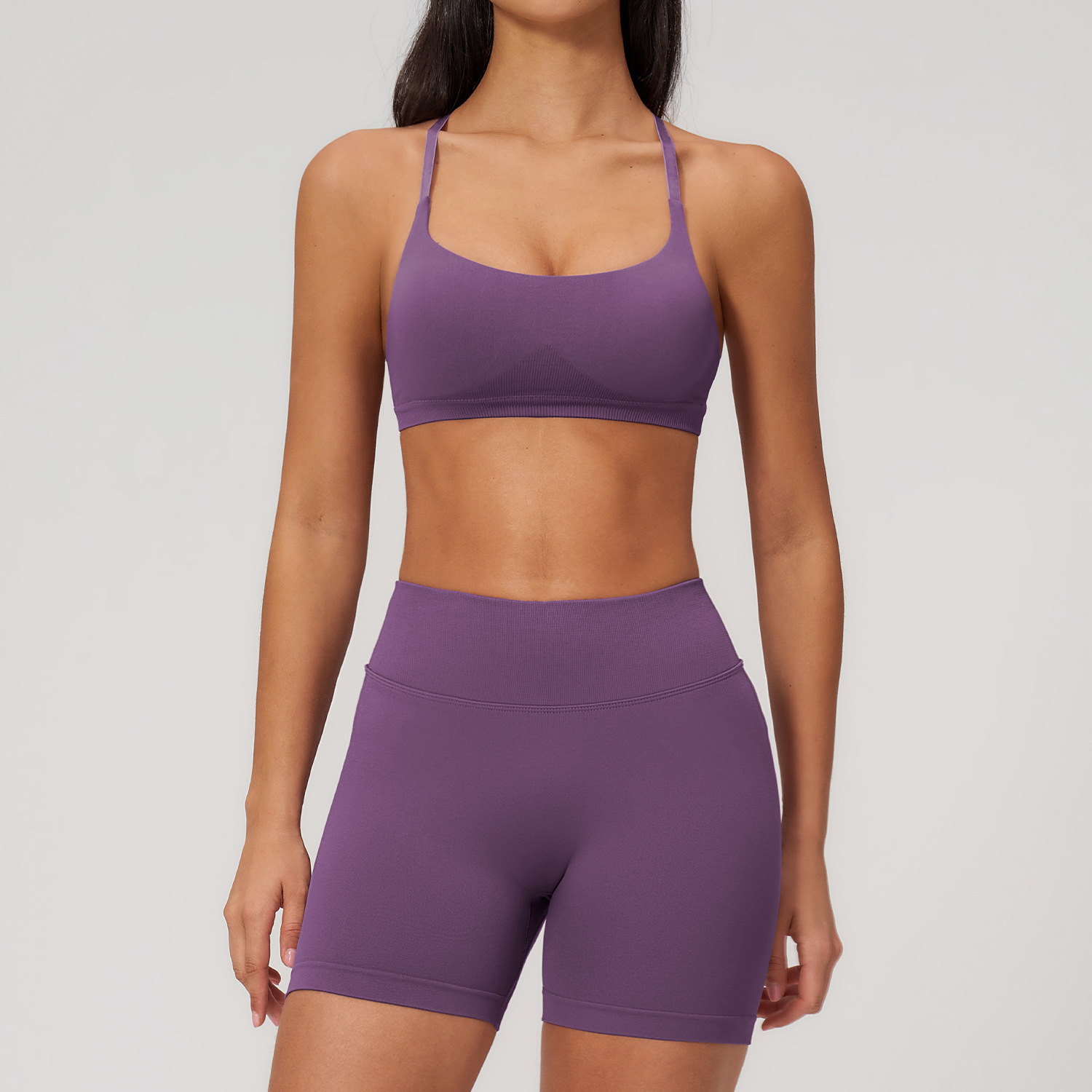 Purple Short Set
