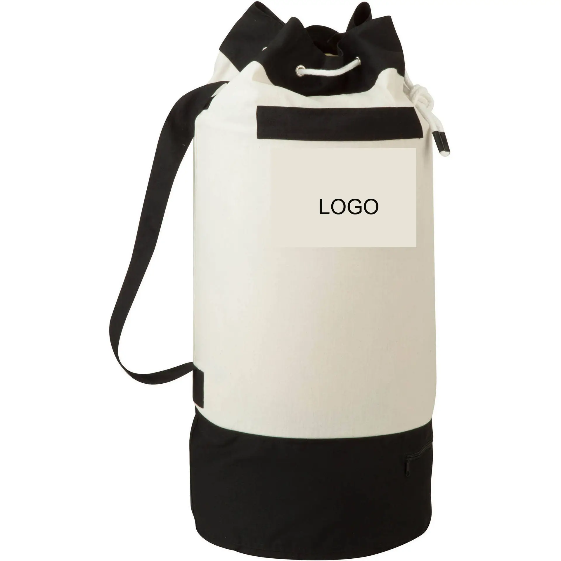 बड़े एक-कंधे कैनवास duffle बैग drawstring गंदे कपड़े बैग यात्रा व्यापार सामान वापस बैग