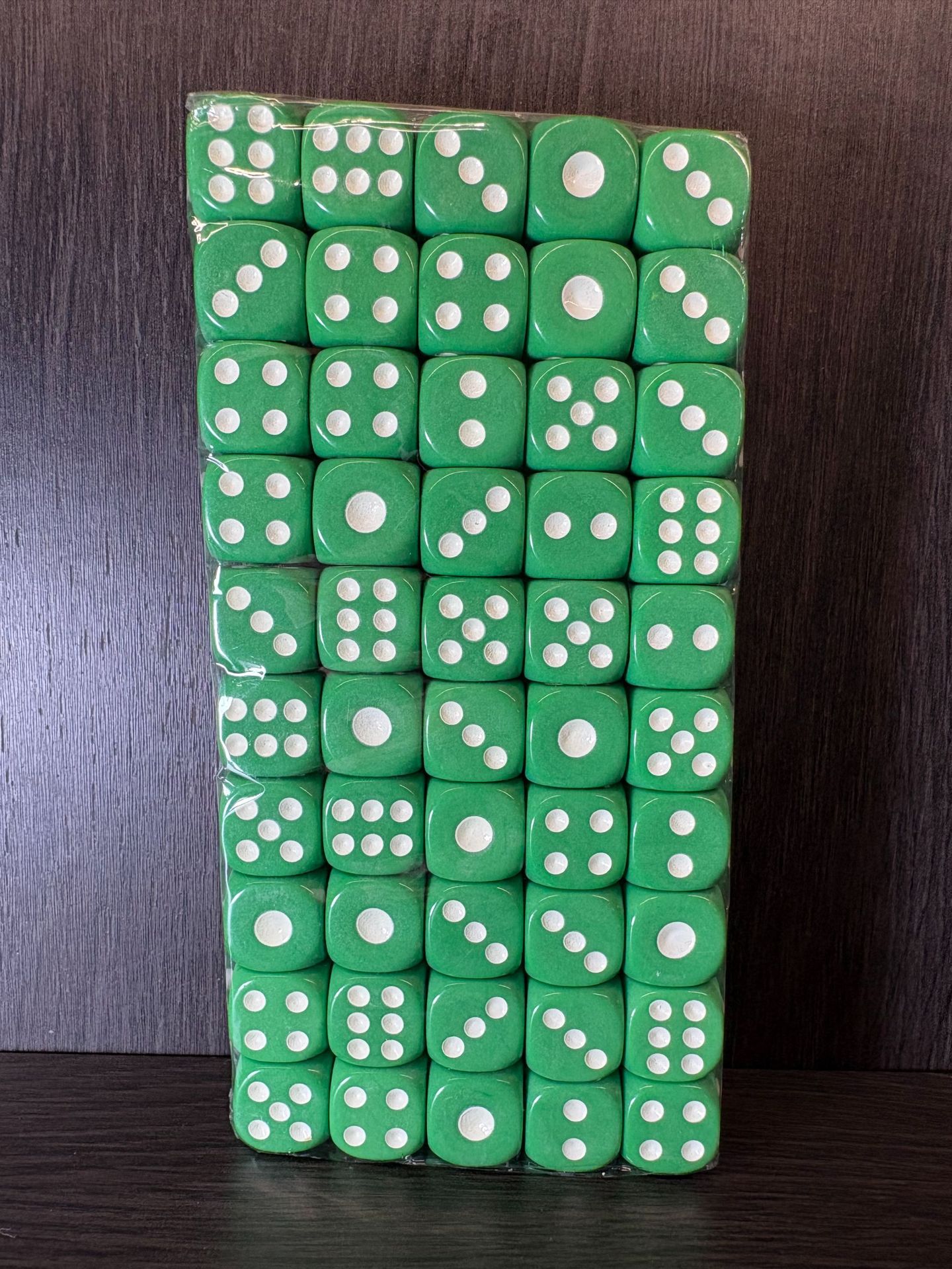 14mm green big 1 dot dice