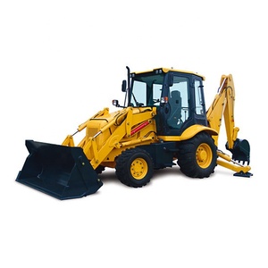Maquinaria de construcción CLG766A Eficiencia de 8 toneladas Cargador frontal Retroexcavadora con 4440 mm Max. Profundidad de excavación - Product Image 1