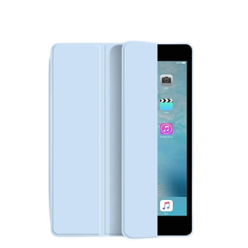 Clear Transparent Back Slim Stand Shockproof Tablet Cover for New iPad Mini 6th Generation Pencil Holder Case