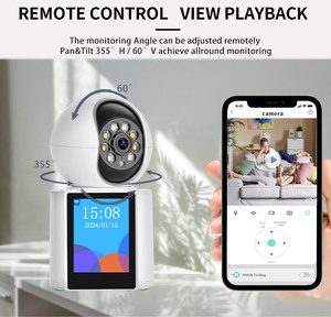 Icsee 2MP Smart Wifi Interior Baby Monitor Cámara Pantalla de 2,8 pulgadas con resolución de 1080p Videollamadas Sistema de seguridad de intercomunicación - Product Image 6