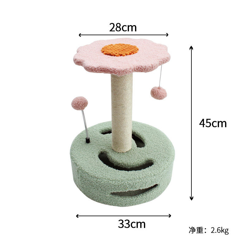 cat scratcher L green