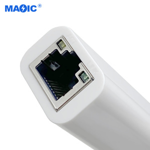 USB2.0 to RJ45 <strong>Adapter</strong> <strong>Network</strong> Card 100Mbps <strong>Network</strong> Port <strong>Adapter</strong> with Light Display ABS Shell White Black Wired <strong>Adapter</strong> - Product Image 6