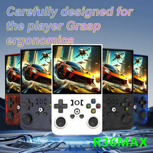 HiCyber R36 Max Handheld Portable Retro Game Console | 4-Inch Open Source IPS Screen Players Support 30+ Simulator