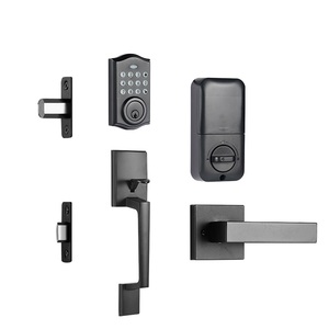 Digitales elektronisches Türschloss mit Passwort Tastatur Keyless Entry Smart Türgriff Türschloss aus Zink legierung - Product Image 1