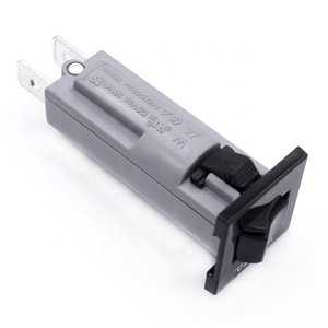 W Series Miniature Manual <strong>Automatic</strong> <strong>Reset</strong> Push Type Snap-in Thermal <strong>Circuit</strong> <strong>Breaker</strong> 20A <strong>AC</strong> 120V 240V DC 50V for Power Socket - Product Image 5