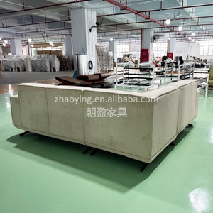 Aangepaste Ontwerp Sofa L Vorm Sofa Armsteun Zachte Stof Hoes Met Hoge Dichtheid Schuim Zitjes Groot Formaat Voor Thuis Hotel Receptie - Product Image 5