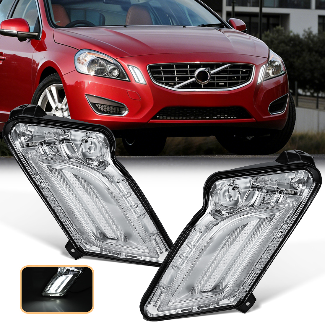 Faro fendinebbia a LED bianco