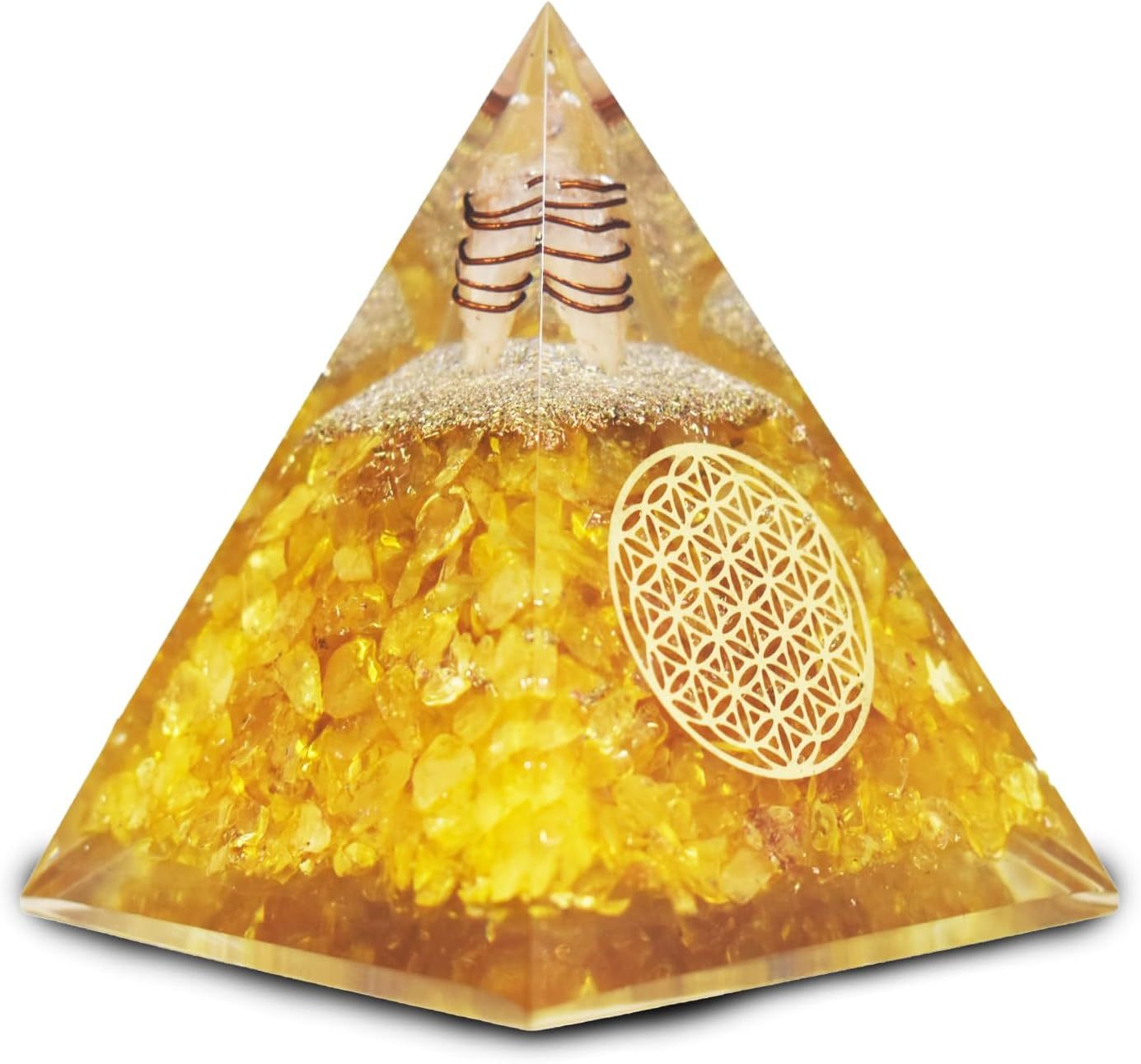 Pirámide de citrino