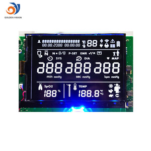 Medizinische Test geräte Benutzer definiertes Segment LCD-Display Monochrome Farb grafik Digital Cog 7 Segment LCD-Bildschirm modul - Product Image 2