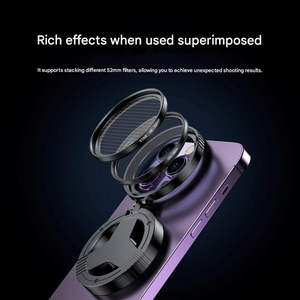 עדשת פילטר לטלפון 52 מ\\\"מ איכותית, פילטר מקטב עגול, פילטר מקטב <span class=keywords><strong>CPL</strong></span>, מסנן עדשה מקטב, מסיר השתקפות חי - Product Image 3