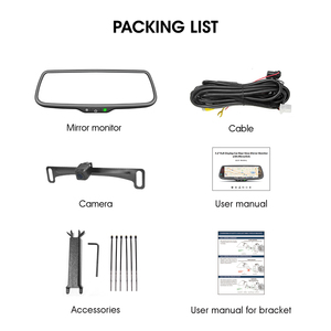 จอมอนิเตอร์กระจกมองหลังขนาด7.3นิ้วรองรับแอนดรอยด์และ iOS ดีไซน์ใหม่ - Product Image 6