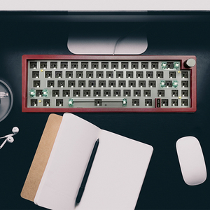 Teclado mecánico GMK67 de 67 teclas, retroiluminación RGB, Teclado mecánico con cable DIY con función de interruptor de perilla, piezas de teclado