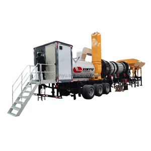 נפח ערבוב אספלט נייד אוטומטי קיבולת צמח 60 t/h בניית כביש מכונות האספלט