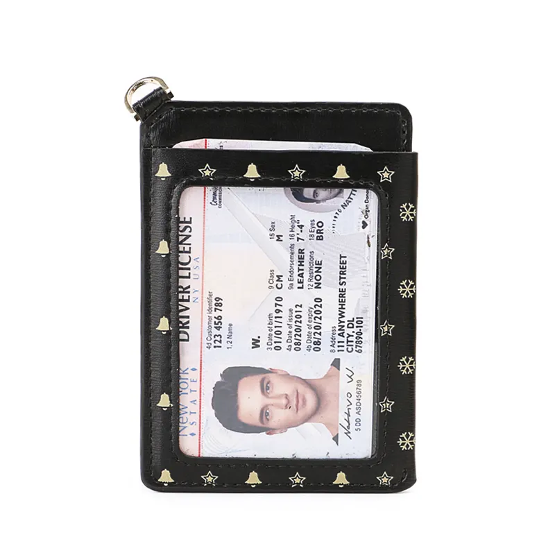 Albero di natale Fiocco di Neve Campana Modello ID Supporto di Carta Personalizzato Stampa UV ID del Supporto di Carta