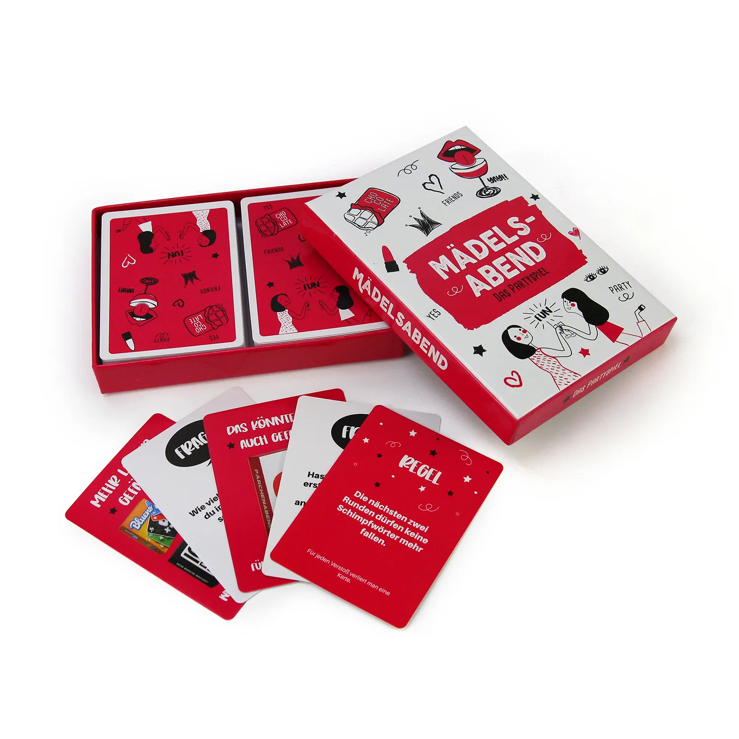 Juego de cartas de intercambio árabe con impresión personalizada, fundas para tarjetas, accesorios de Solitario gratis, juego de cartas con temporizador para niños