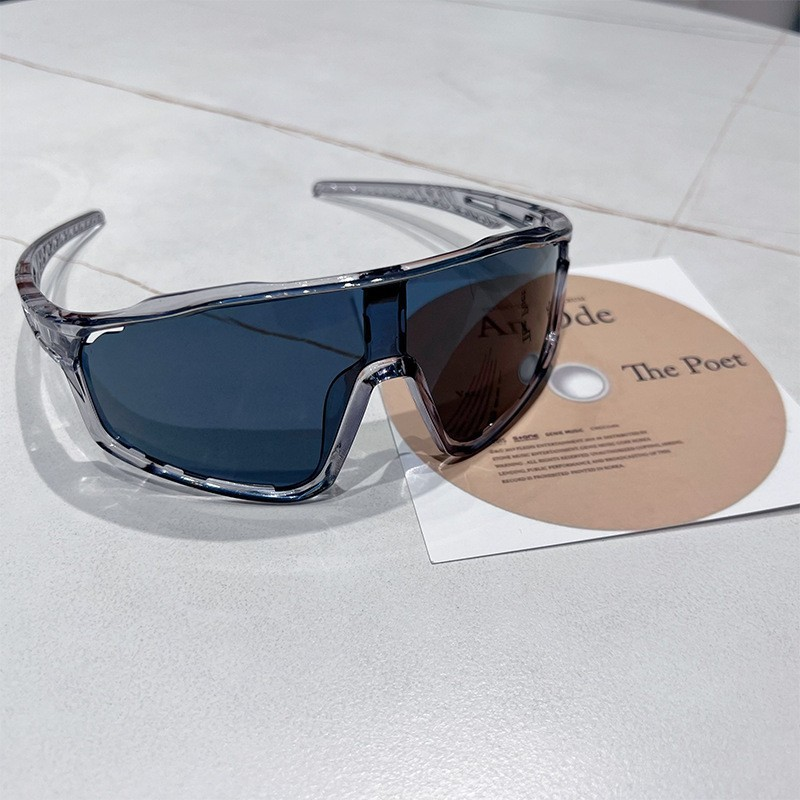 Transparent Gray Frame Gray Lens