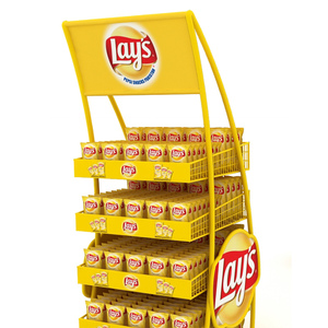 Đặt đồ ăn nhẹ Khoai tây chiên hiển thị giá đứng khoai tây chiên Giá hiển thị cho cửa hàng bán lẻ - Product Image 3