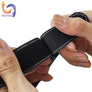 Bridas de nailon antiestáticas duraderas y fuertes reutilizables de Color con logotipo personalizado con hebilla de plástico, correas de gancho autoadhesivas - Product Image 4