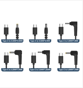 9/12/15/20 V 1.5 M USB Type-C TO DC 5.5*2.5mm 5.5*2.1mm สายเคเบิลอะแดปเตอร์ PD65w สายไฟสำหรับเครื่องมืออิเล็กทรอนิกส์เราเตอร์ - Product Image 1
