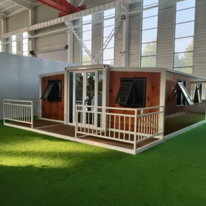 Nhà Container có thể mở rộng 20ft/40ft an toàn với biệt thự nhà bếp prefab làm từ thép - Product Image 3