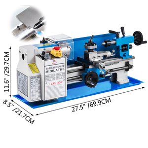 SIHAO Promotion 7&quot; X 12&quot; Precision Mini Lathe for Various <strong>Types</strong> of Metal, <strong>Jade</strong> and Wood Turning - Product Image 4