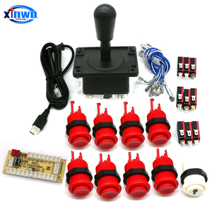 American Style DIY Arcade Game Kit USB-Board-Controller Raspberry Pi Zero Delay Drucktasten Kunststoff-für Münz spiele - Product Image 3