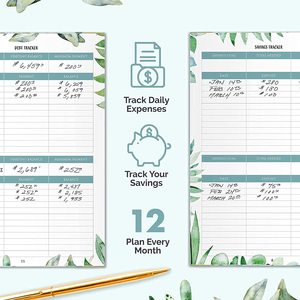 Muestra gratis personalizada 2025 diario impresión diseño horario cuaderno presupuesto planificador financiero - Product Image 5