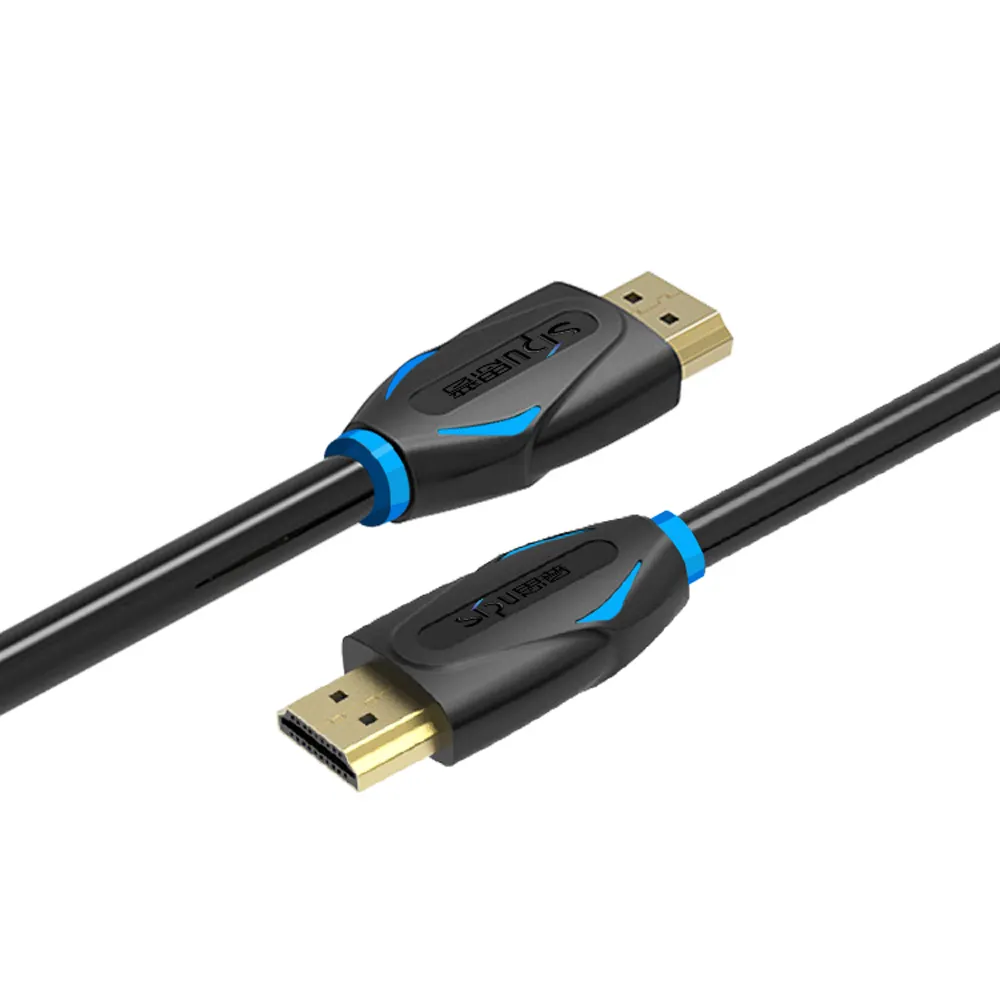 Кроссовки с покрытием Hdmi кабеля для обуви, золотой Elmskfactory цена для ТВ, сделано в Китае, черный ПВХ пластик, Ce полиэтиленовый пакет, медь