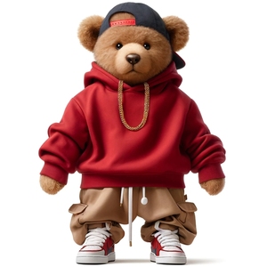 2024新しいデザインのテディベア服を着たぬいぐるみコスチュームベアぬいぐるみ - Product Image 1