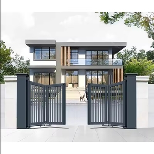 Nhà vườn tự động gấp đường lái xe cổng nhôm lá trượt cổng - Product Image 5