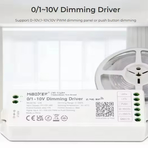 DC12-24V беспроводной PWM затемнения, кнопочный светодиодный контроллер LS4 0-10 В - Product Image 1