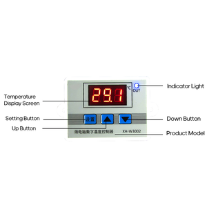 Controlador de temperatura digital para microordenador, interruptor de control de temperatura, pantalla digital - Product Image 5