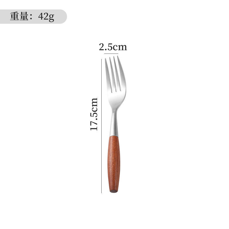 โรสวูด - สแตนเลส 304 - ช้อน