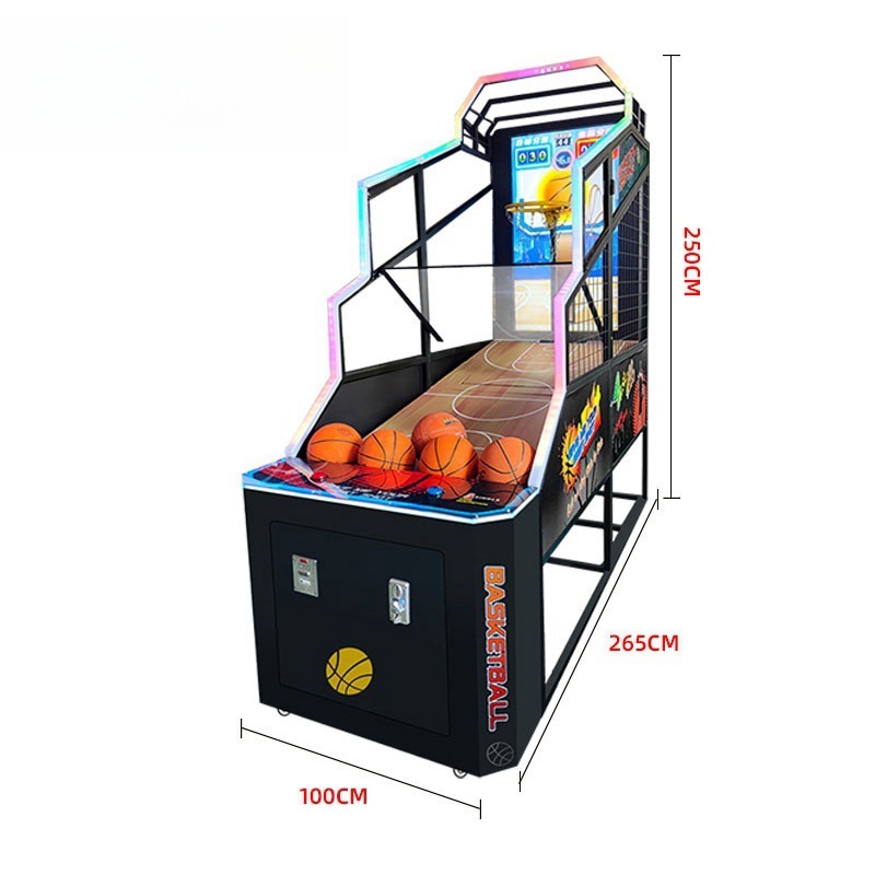 Máquina de baloncesto con video de 55 pulgadas