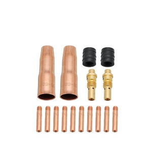2023 Hot Selling Item 0.045&quot; <strong>Tip</strong>-Nozzle-Diffuser-Adapter for Magnum 200/250 <strong>Tweco</strong> #2 MIG Gun Consumables Kit - Product Image 1